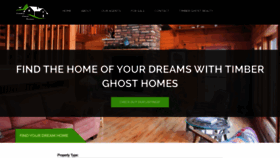 What Timberghosthomes.com website looked like in 2019 (4 years ago)