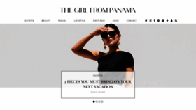 What Thegirlfrompanama.com website looked like in 2019 (4 years ago)