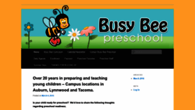 What Thebusybeepreschool.com website looked like in 2019 (4 years ago)