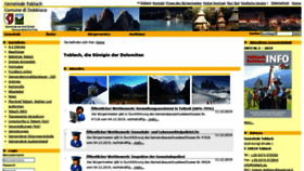 What Toblach.eu website looked like in 2019 (5 years ago)