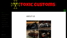 What Toxiccustoms.com website looked like in 2019 (4 years ago)
