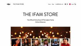 What Theifam.com website looked like in 2019 (4 years ago)