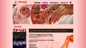 What Topnailsnc.com website looked like in 2019 (4 years ago)