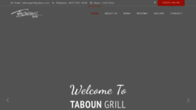 What Taboungrill.com website looked like in 2019 (4 years ago)