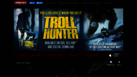 What Trollhunterfilm.com website looked like in 2019 (4 years ago)