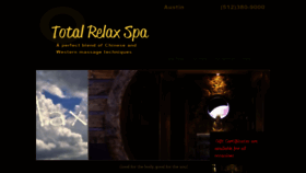 What Totalrelaxspa.com website looked like in 2019 (4 years ago)