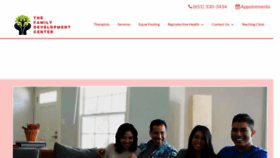 What Thefamilydevelopmentcenter.com website looked like in 2019 (4 years ago)