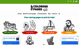 What Topcoloringpages.net website looked like in 2019 (4 years ago)