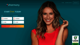 What T.eharmony.com website looked like in 2019 (4 years ago)