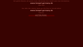 What Tempel-feinebestandteile.de website looked like in 2019 (4 years ago)
