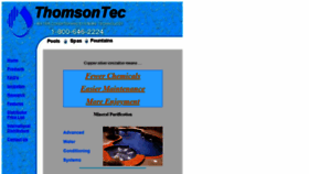 What Thomsontec.com website looked like in 2019 (4 years ago)