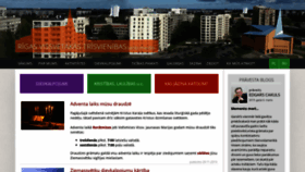 What Trisvieniba.lv website looked like in 2019 (4 years ago)