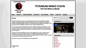 What Titaniumwingchun.com website looked like in 2019 (4 years ago)