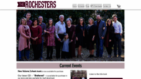 What Therochesterfamily.com website looked like in 2019 (6 years ago)