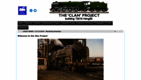 What Theclanproject.org website looked like in 2019 (4 years ago)