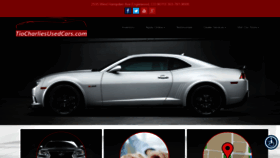 What Tiocharliesusedcars.com website looked like in 2019 (4 years ago)