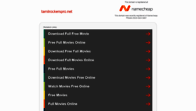 What Tamilrockerspro.net website looked like in 2019 (4 years ago)