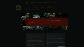 What Theforestgroup.com website looked like in 2019 (4 years ago)