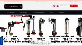 What Tappingmachines.com website looked like in 2019 (4 years ago)