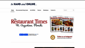 What Therestauranttimes.com website looked like in 2019 (4 years ago)