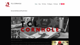 What Texascornholeleague.com website looked like in 2019 (4 years ago)