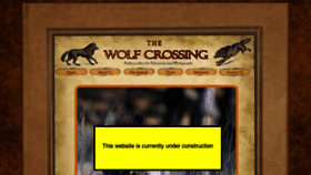 What Thewolfcrossing.org website looked like in 2019 (4 years ago)