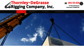 What Thornleydegrasse.com website looked like in 2019 (4 years ago)