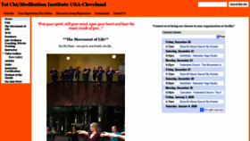 What Taichicleveland.com website looked like in 2019 (4 years ago)