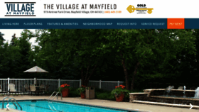 What Thevillageatmayfield.com website looked like in 2019 (4 years ago)