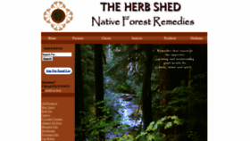 What Theherbshed.com website looked like in 2019 (4 years ago)