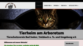 What Tierheim-bad-soden-sulzbach.de website looked like in 2019 (4 years ago)