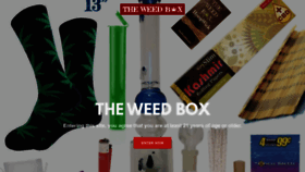 What Theweedbox.net website looked like in 2019 (4 years ago)