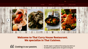What Thaicurryhousemn.com website looked like in 2019 (4 years ago)