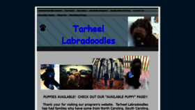 What Tarheellabradoodles.com website looked like in 2019 (4 years ago)
