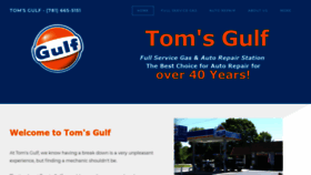 What Tomsgulf.com website looked like in 2019 (4 years ago)