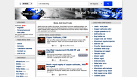 What Trade-metal.com website looked like in 2019 (4 years ago)