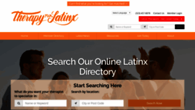 What Therapyforlatinx.com website looked like in 2019 (4 years ago)