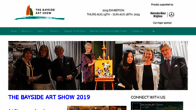 What Thebaysideartshow.com.au website looked like in 2019 (4 years ago)