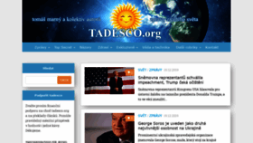 What Tadesco.org website looked like in 2019 (4 years ago)