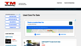 What Themotoring.com website looked like in 2019 (4 years ago)