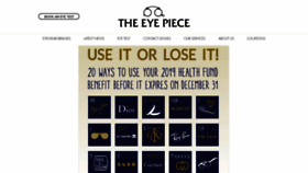 What Theeyepiece.com.au website looked like in 2019 (4 years ago)