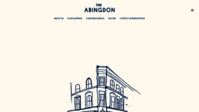 What Theabingdon.co.uk website looked like in 2019 (4 years ago)