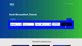 What Travel.yestheory.com website looked like in 2019 (4 years ago)