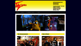 What Tazmaniancomics.com website looked like in 2019 (4 years ago)