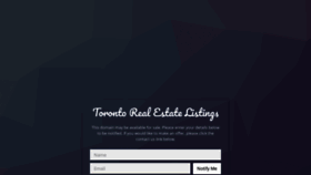 What Toronto-realestate-listings.com website looked like in 2019 (4 years ago)