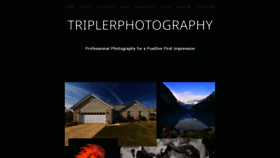 What Triplerphotography.com website looked like in 2019 (4 years ago)