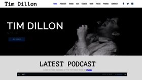 What Timdilloncomedy.com website looked like in 2019 (4 years ago)
