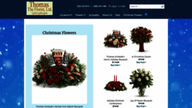 What Thomastheflorist.ca website looked like in 2019 (4 years ago)