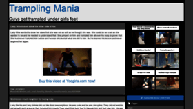 What Trampling-mania.com website looked like in 2019 (4 years ago)
