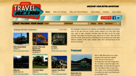 What Travelretro.com website looked like in 2019 (4 years ago)
